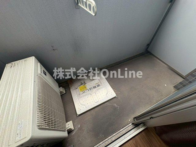 セイワパレス玉造駅上のバルコニー