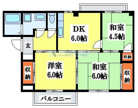 【間取り】 | サンヴィレッジ上尾Ⅱ