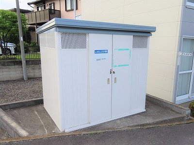 レオパレス諏訪形のその他|敷地内にゴミ庫が設置されておりゴミ捨てに便利です