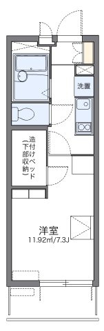 レオパレスアスリートⅡの間取り
