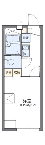 レオパレスヨロズヤＦの間取り