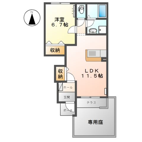 【間取り】 | ヴィサージュ　彩　