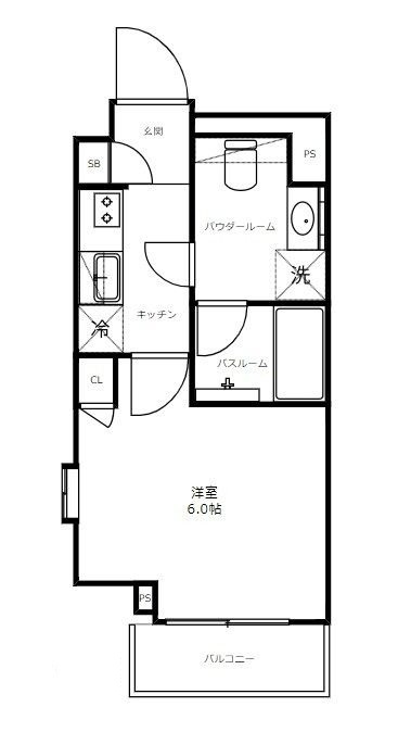 クレイシア横浜ヴェールの間取り|間取りです。