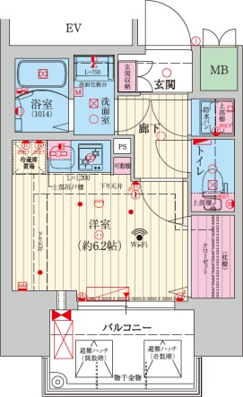 ファーストフィオーレ塚本ウェルビングの間取り