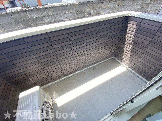 コンフォーティア鮎喰のバルコニー