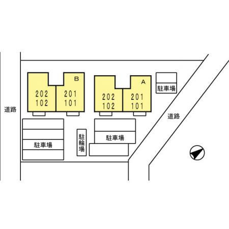 クリアムールBの区画図