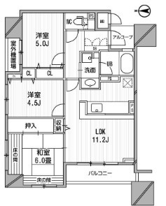 【間取り】 | アーデンタワー新町