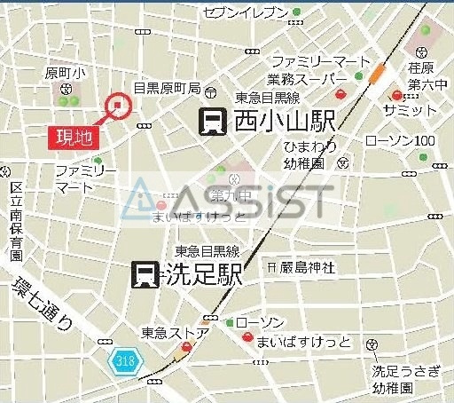 ゲハウゼ・ムシャの地図