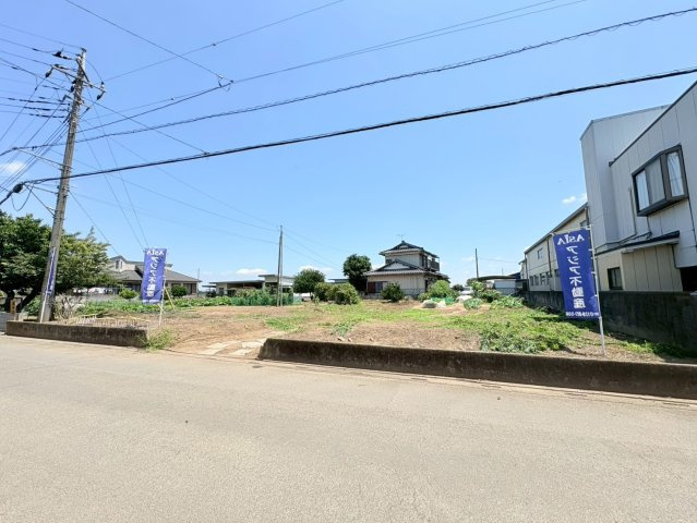 坂戸市紺屋　建築条件なし売地　「鶴ヶ島駅」車13分　敷地138坪　【三芳野小学区】の外観