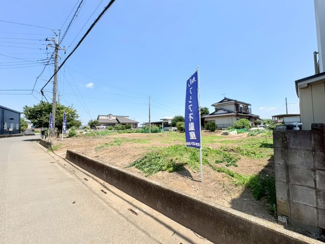 坂戸市紺屋　建築条件なし売地　「鶴ヶ島駅」車13分　敷地138坪　【三芳野小学区】の外観
