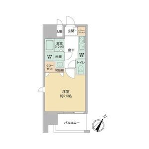 Live Flat Tsukamotoの間取り