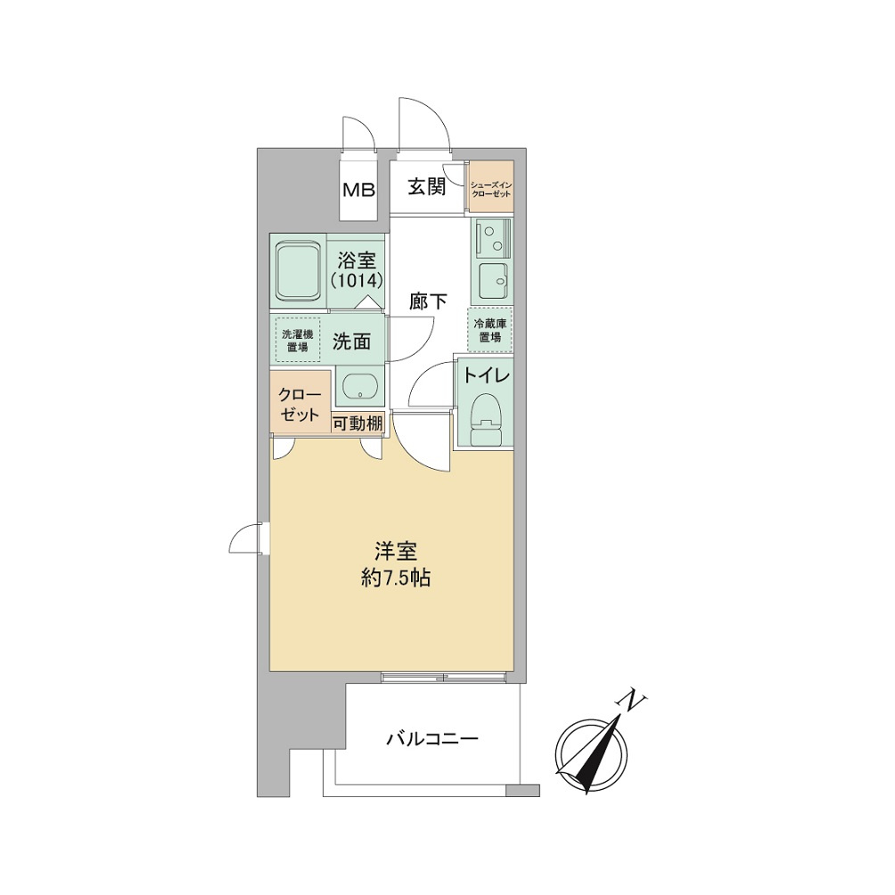 Live Flat Tsukamotoの間取り