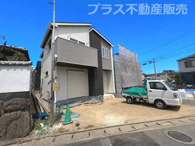 【外観】 | 福岡市第6南区横手3丁目　5号地（全5棟）【仲介手数料無料・0円】 | 現地写真。同じ物件を見るなら、プラス不動産販売にお任せ下さい。