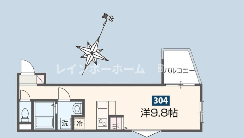 MELDIA原当麻2※初期費用分割後払いサービス利用可能物件の間取り