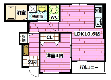 アヴァンティFの間取り