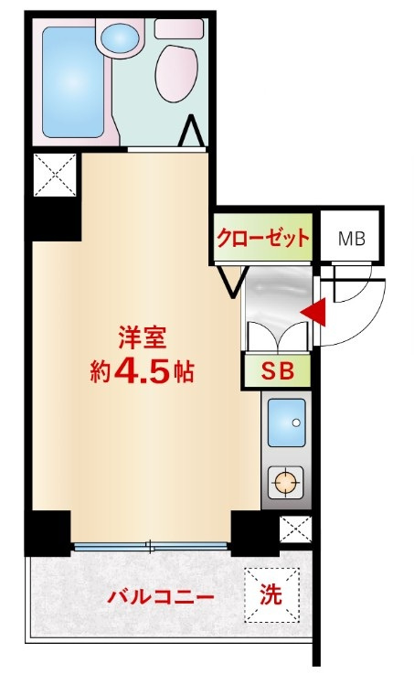 ルシール雷門の間取り