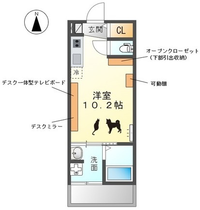 ウエストウイングⅤの間取り