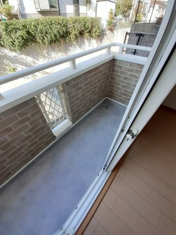 熊本市東区小山２丁目のアパートのバルコニー|広々としたバルコニーです