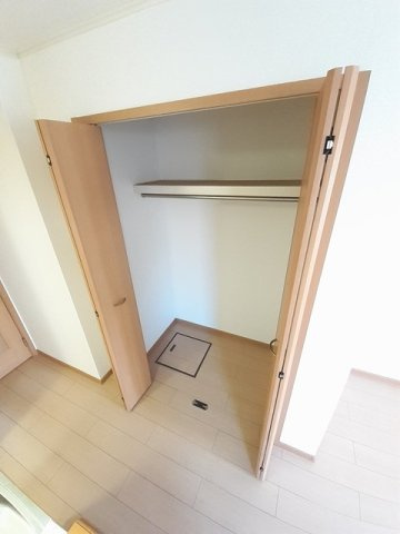 熊本市東区小山２丁目のアパートの収納|たっぷりとした収納スペースです
