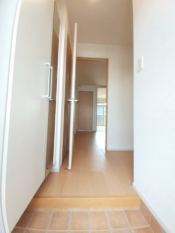 熊本市東区戸島１丁目のアパートの玄関|玄関です