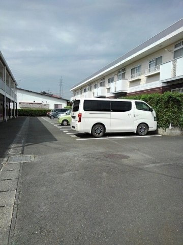 熊本市北区西梶尾町のアパートの駐車場|駐車場です