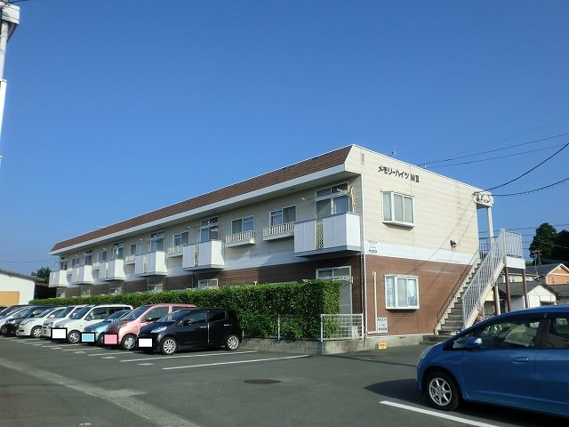 熊本市北区西梶尾町のアパートの外観|外観は落ち着いています