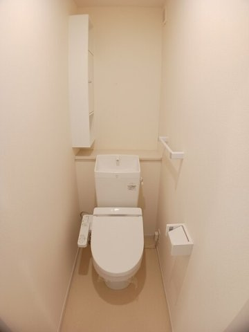 熊本市中央区坪井６丁目のアパートのトイレ|トイレもきれいです