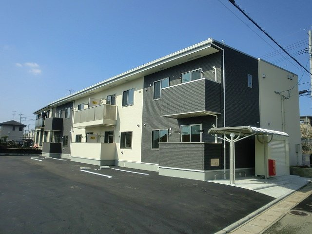 合志市須屋のアパートの外観|落ち着いた雰囲気の外観です