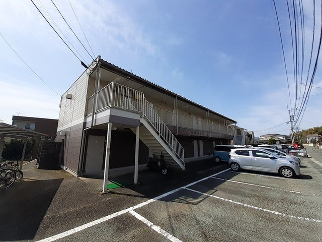 合志市須屋のアパートの外観|外はこのようになっています