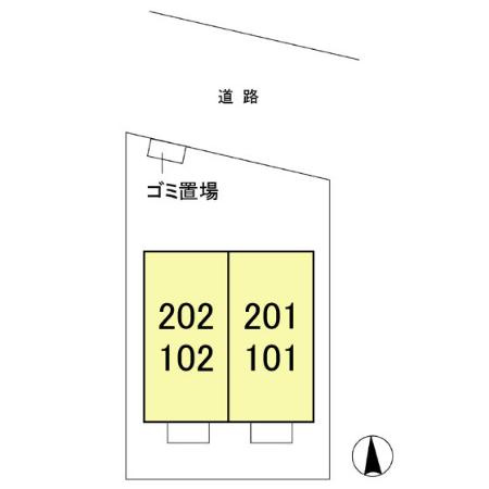 アピテ・プランシェの区画図