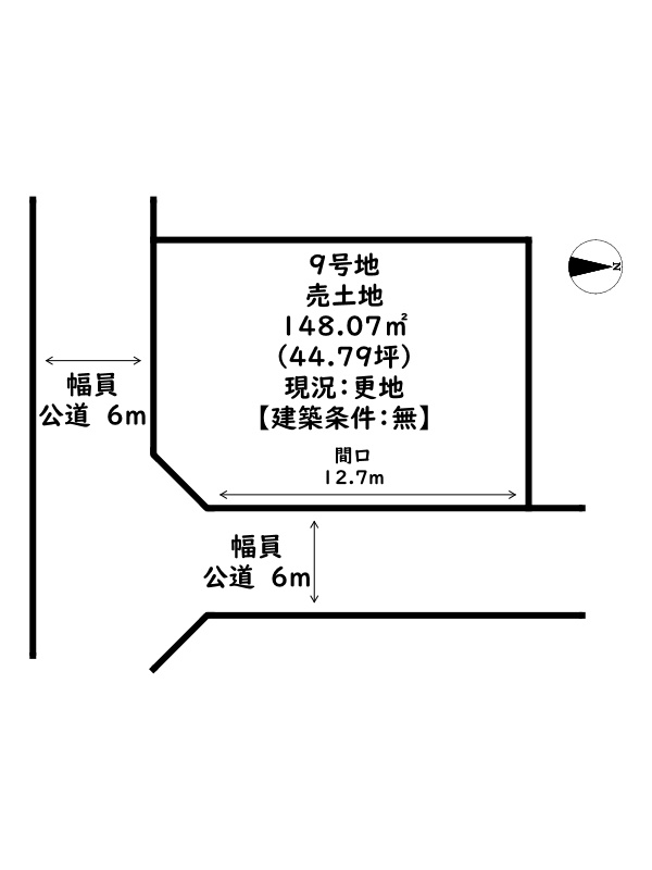 Ts-land勝原区大谷/売土地の土地図