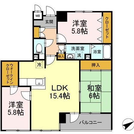 【間取り】 | ソレイユ華 | 間取り