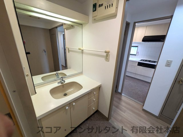 ライオンズマンション寒川第2の独立洗面台|独立洗面化粧台が付いています