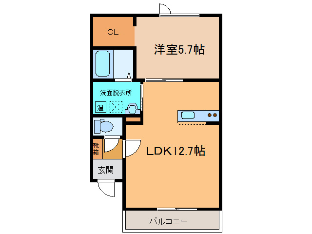 ラパーチェ東の間取り