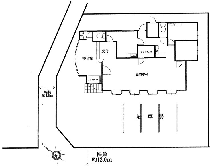 柚木町ロードサイド　中古戸建の区画図