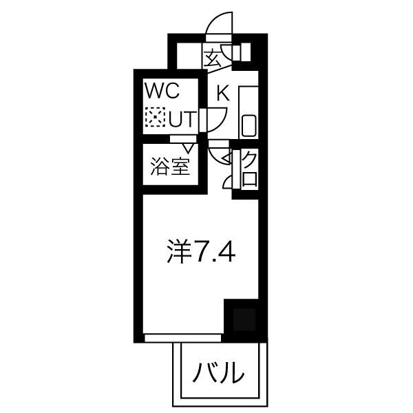 ミュプレ北浜EAST(旧 SEST北浜)の間取り