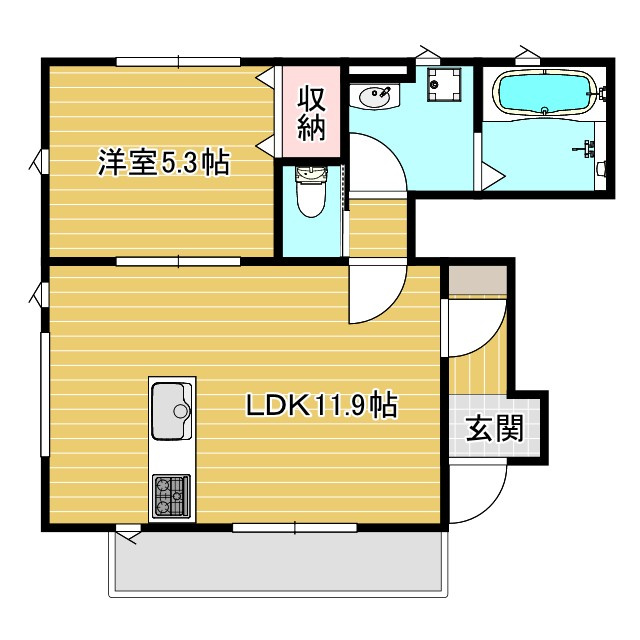 野口町水足PJの間取り