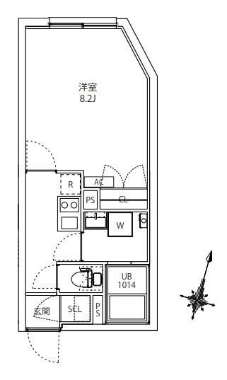 ＭＡＸＩＶ　ＣＩＴＹ板橋区役所前の間取り