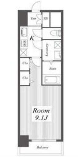 セイル淀屋橋の間取り