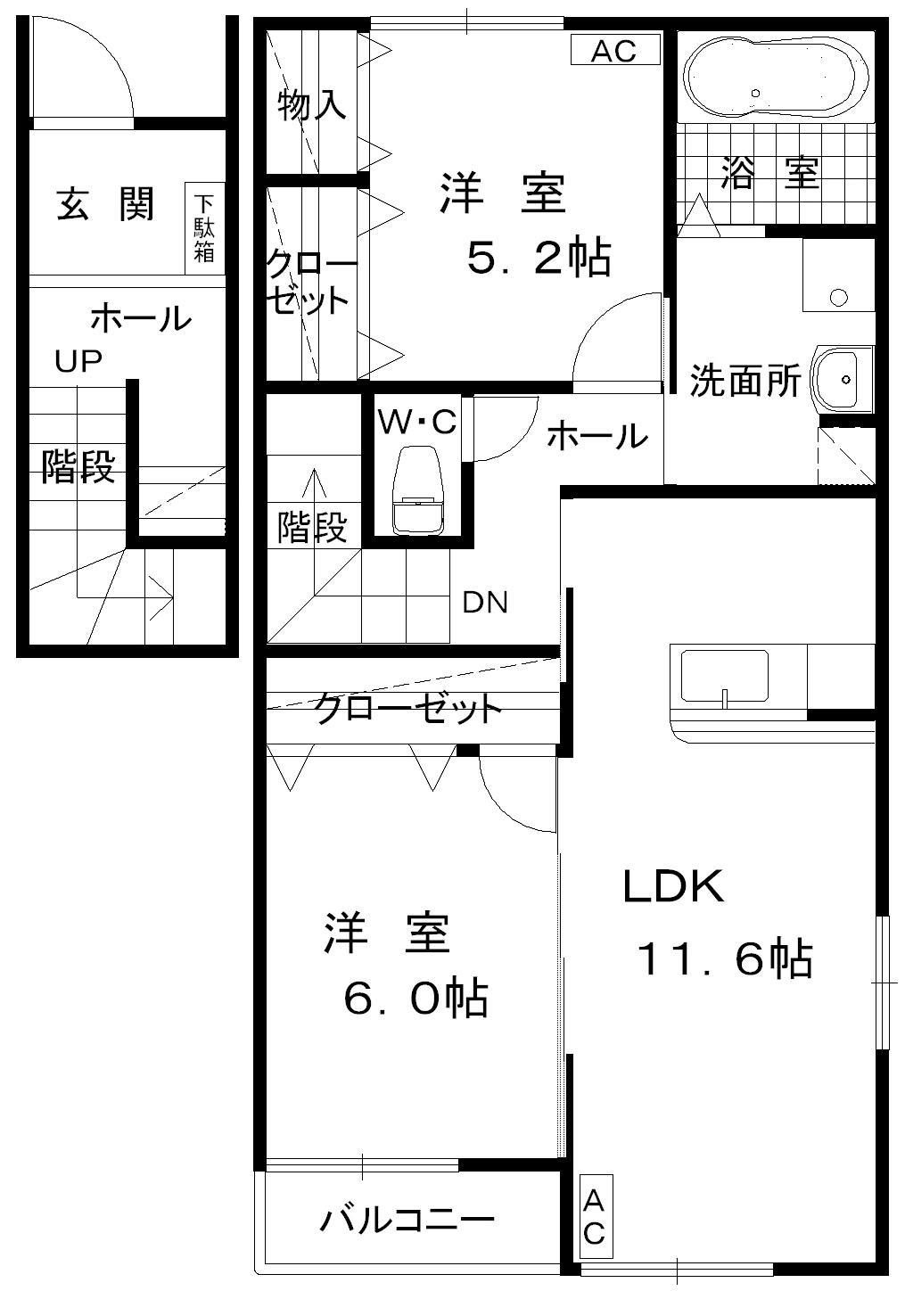 プラントスクエアBの間取り