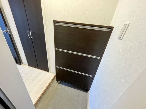 ルストーレ白岡の玄関