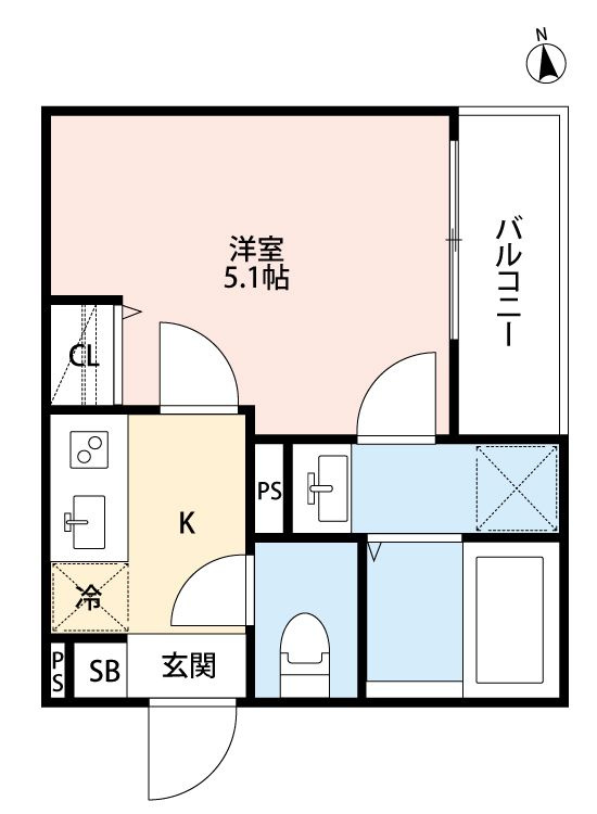 CRASTINE西尾久(クラスティーネニシオグ)の間取り