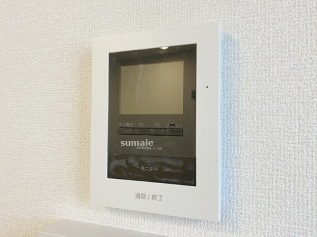 メゾンアイリス ココアのセキュリティ|モニター付きインターホン☆