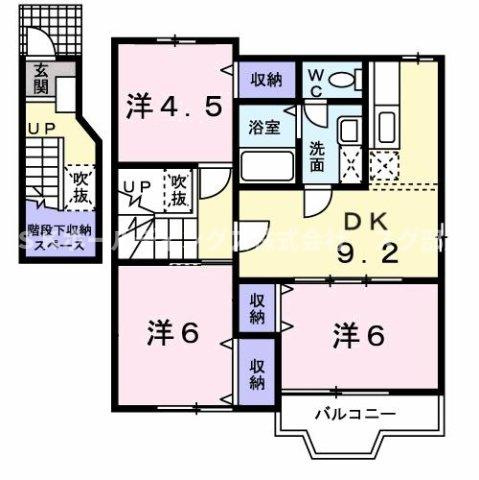 サンセールⅢの間取り
