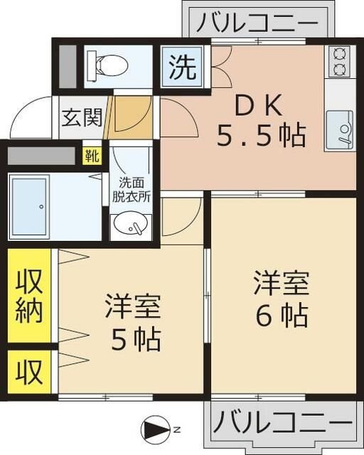 ビレッジハイムの間取り