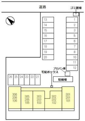 【区画図】 | ボヌール