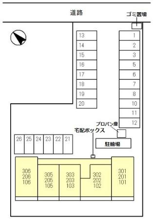 【区画図】 | ボヌール