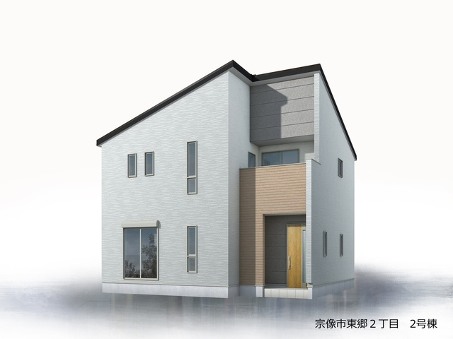 リーブルガーデン宗像市東郷2丁目の外観パース