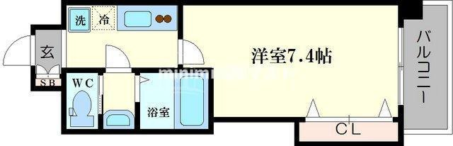 ラグゼ天王寺の間取り