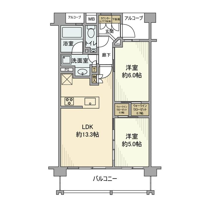 ジオ荻窪の間取り